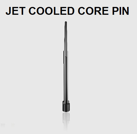 Jet Cooled Core Pin for aluminium die casting